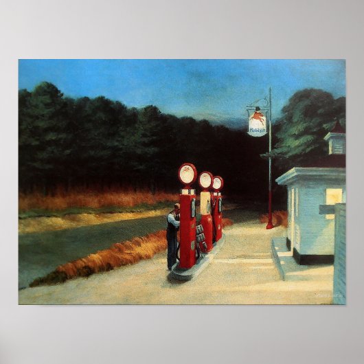 edward hopper schilderijen kunst poster (Voorkant)