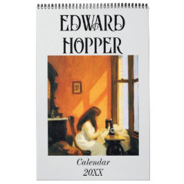 Edward Hopper schildert muurkalender Kalender