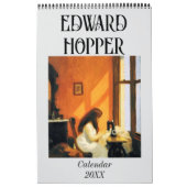 Edward Hopper schildert muurkalender Kalender (Hoes)