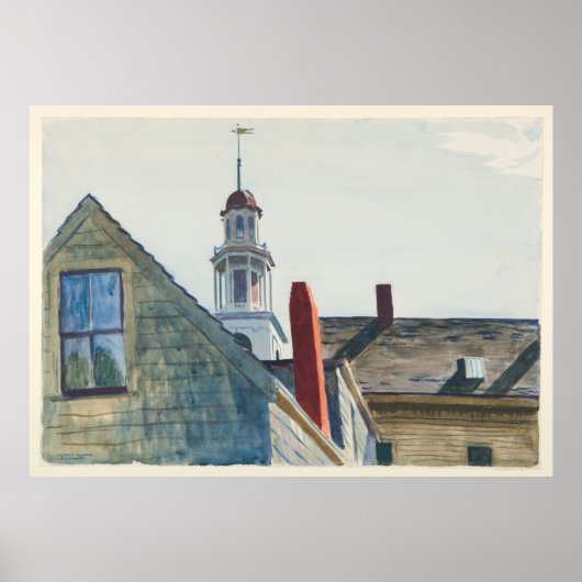 Edward Hopper Universalist Church Poster (Voorkant)