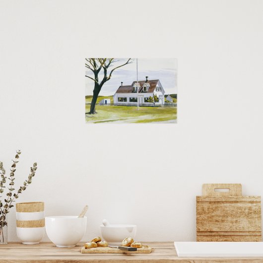 Edward Hopper Wall Art Design Poster (Keuken)