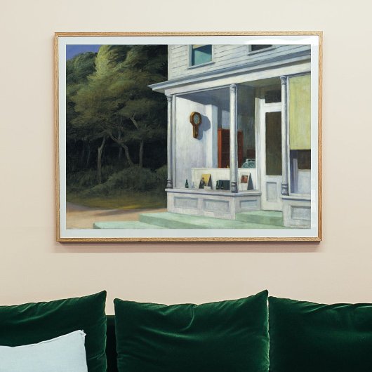 Edward Hopper Wall Art Design Vintage Poster