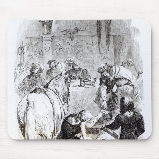 Edward II en de mainstrel Muismat (Voorkant)