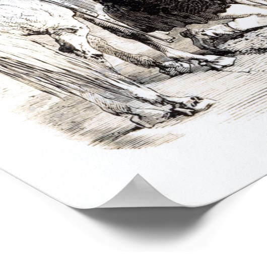 Edward II en de mainstrel Poster (Hoek)