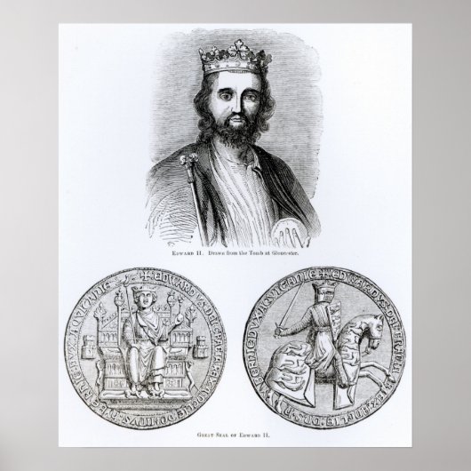Edward II van de Tomb Poster (Voorkant)