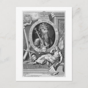 Edward III (1312-77) King of England from 1327, af Briefkaart