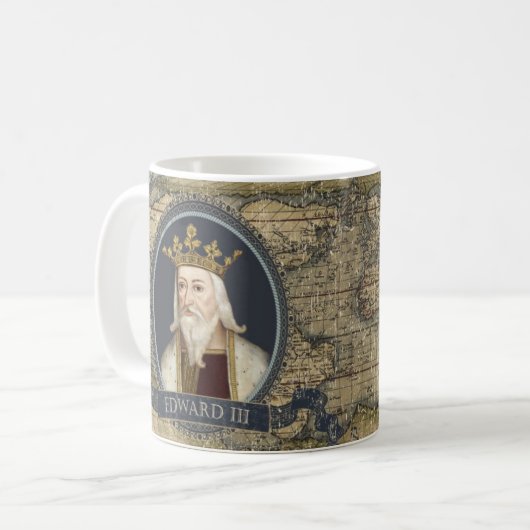 Edward III Historische Mok (Voorkant links)