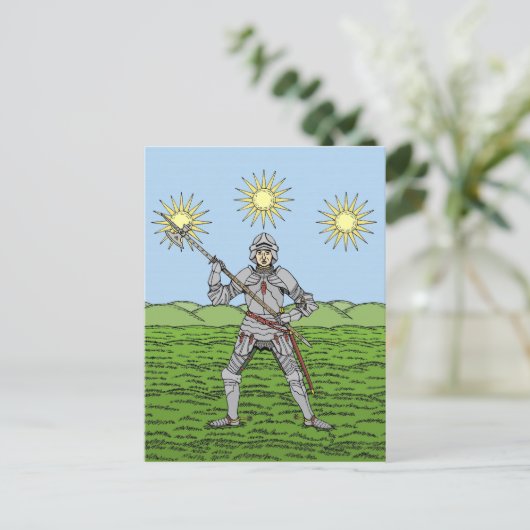 Edward IV in Bord Armor Briefkaart (Staand voorkant)