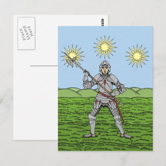 Edward IV in Bord Armor Briefkaart (Voorkant / Achterkant)