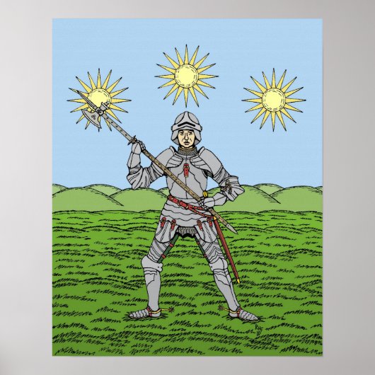 Edward IV in plaat harnas Poster (Voorkant)