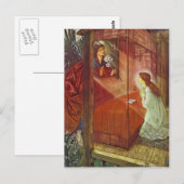 Edward Jones: De aankondiging. De bloem van God Briefkaart (Voorkant / Achterkant)