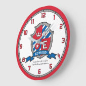Edward jongensnaam die heraldry-messghts shield be grote klok (Hoek)