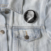 Edward Kennedy B&W Circular Button (In situ)