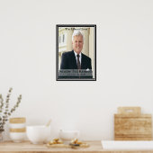 Edward Kennedy HerdenkingsPoster Poster (Keuken)