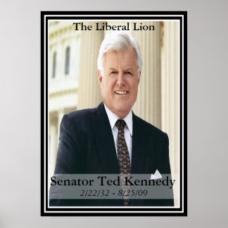 Edward Kennedy HerdenkingsPoster Poster