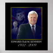 Edward Kennedy met Jack en Bobby Poster (Voorkant)