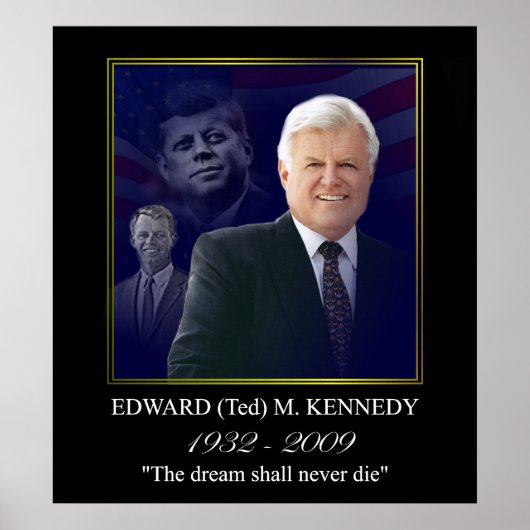 Edward Kennedy with Jack and Bobby Poster (Voorkant)