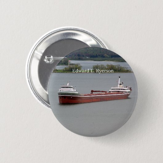 Edward L. Ryerson-knop Ronde Button 5,7 Cm (Voorkant /achterkant)