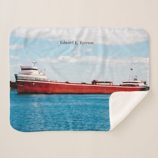 Edward L. Ryerson sherpa blanket Deken (Voorkant (horizontaal))