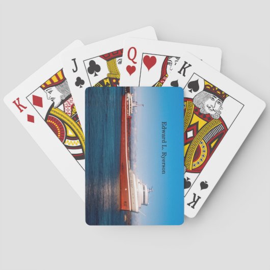 Edward L. Ryerson speelkaarten (Achterkant)