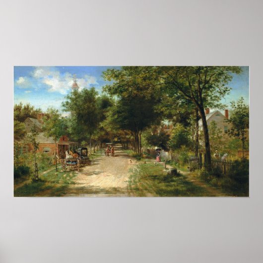 Edward Lamson Henry The Country Store Poster (Voorkant)