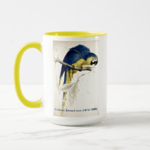 Edward Lear Bird Collectie Blue and Yellow Macaw Mok