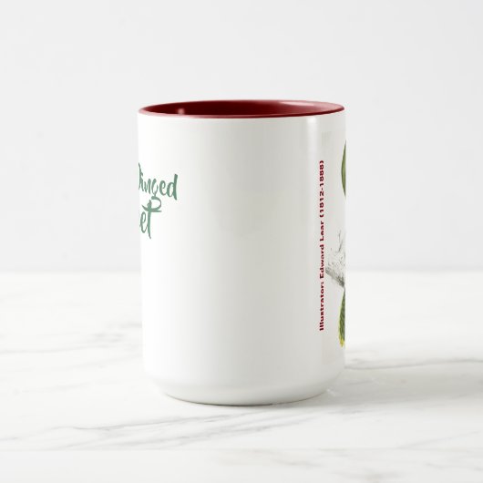 Edward Lear Bird Crimson Winged Parakeet Mok (Midden)