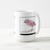 Edward Lear's Lila vogel Koffiemok (Voorkant rechts)