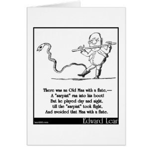 Edward Lear's Oude Man met een fluitLimerick