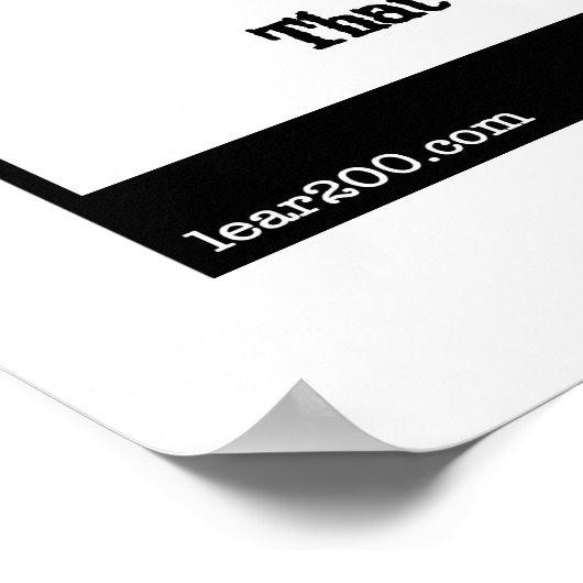 Edward Lear's oude persoon van Ischia Limerick Poster (Hoek)