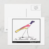 Edward Lear's Runcible Bird Briefkaart (Voorkant / Achterkant)