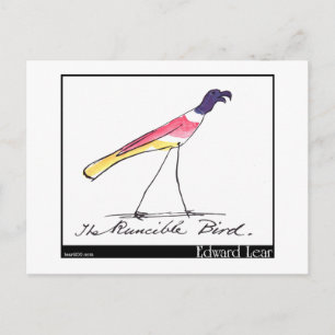 Edward Lear's Runcible Bird Briefkaart