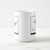 Edward Lear's Stripy Bird Koffiemok (Center)