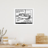 Edward Lear's The Jumblies Poster (Keuken)