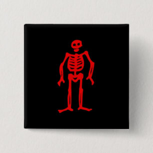 Edward Low Pirate Flag Button