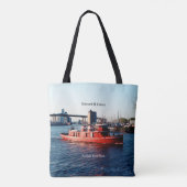 Edward M. Cotter over de canvas tas (Achterkant)