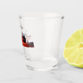 Edward M. Cotter shot glass Glas (Rechts)