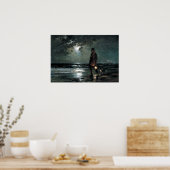 Edward Moran Life Saving Patrol Poster (Keuken)