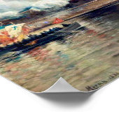 Edward Moran | onthulling van het Vrijheidsbeeld Poster (Hoek)