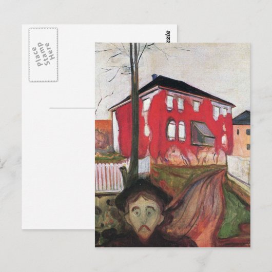 Edward Munch Art Painting Briefkaart (Voorkant / Achterkant)