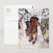 Edward Munch Art Painting Briefkaart (Voorkant / Achterkant)