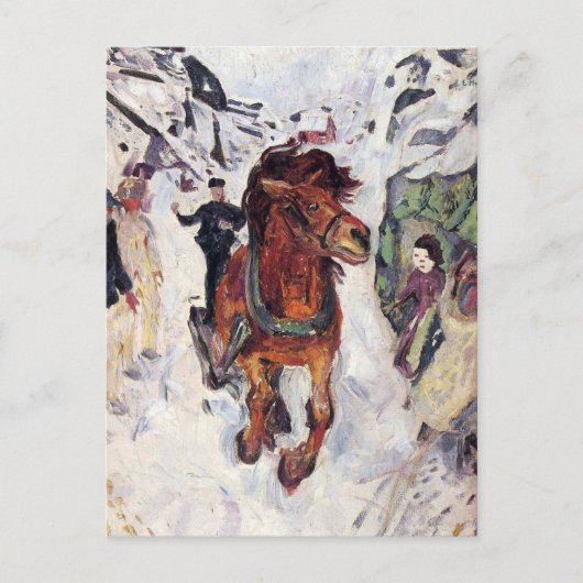 Edward Munch Art Painting Briefkaart (Voorkant)