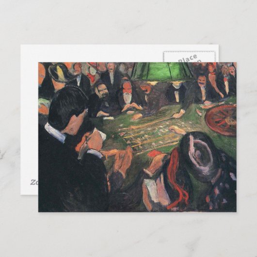 Edward Munch Art Painting Briefkaart (Voorkant / Achterkant)