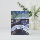 Edward Munch Art Painting Briefkaart (Staand voorkant)