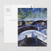 Edward Munch Art Painting Briefkaart (Voorkant / Achterkant)