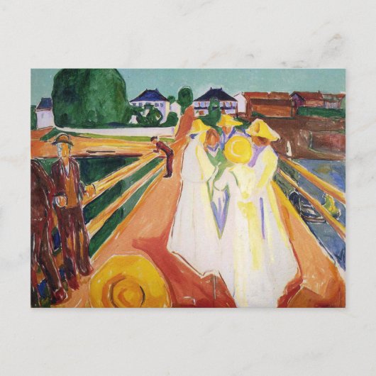 Edward Munch Art Painting Briefkaart (Voorkant)