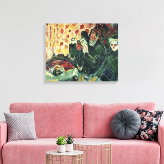 Edward Munch Art Painting Canvas Afdruk (Insitu (Woonkamer))