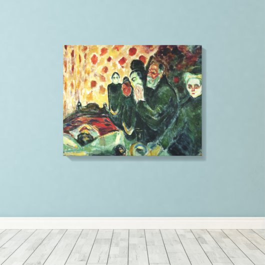 Edward Munch Art Painting Canvas Afdruk (Insitu (Houten vloer))