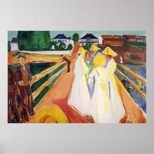 Edward Munch Art Painting Poster (Voorkant)
