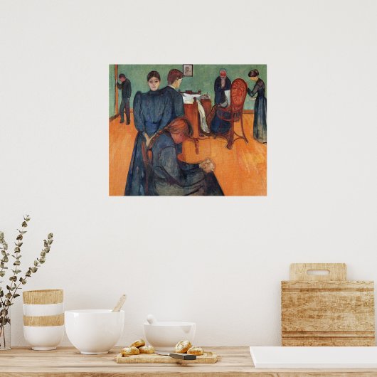 Edward Munch Art Painting Poster (Keuken)